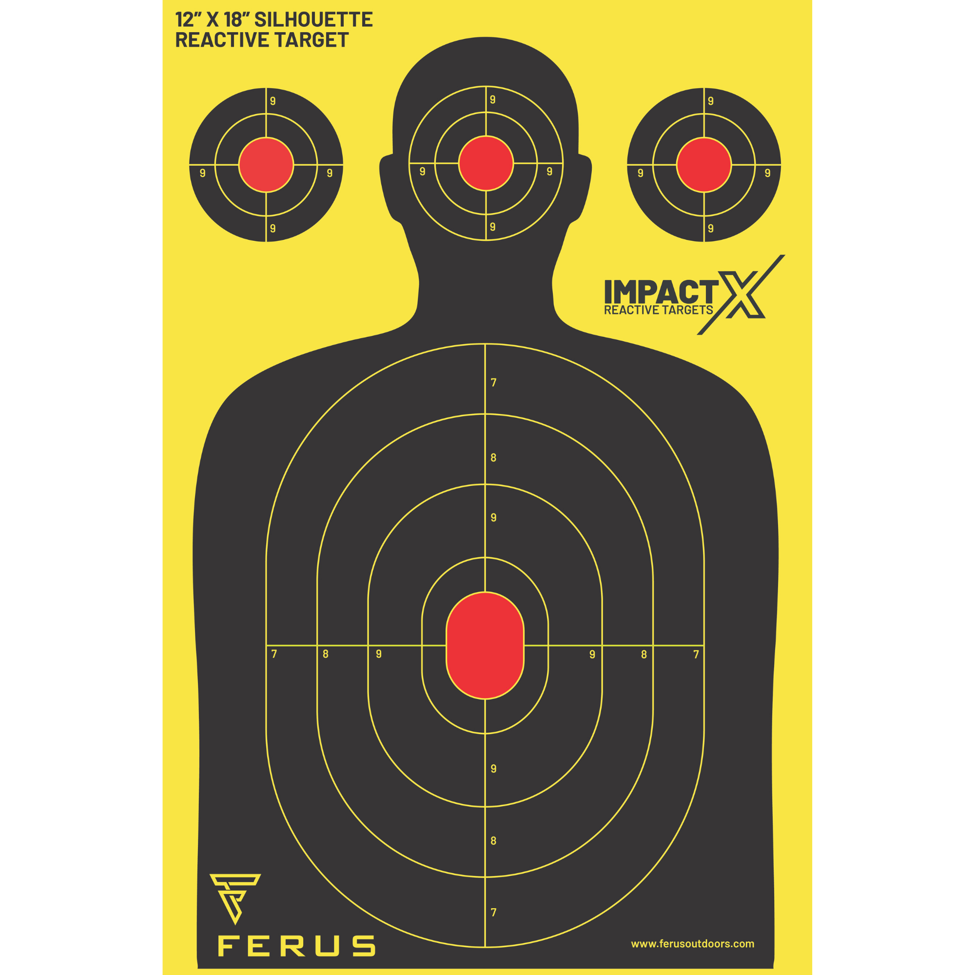 12" x 18" ImpactX Splatter Shooting Target