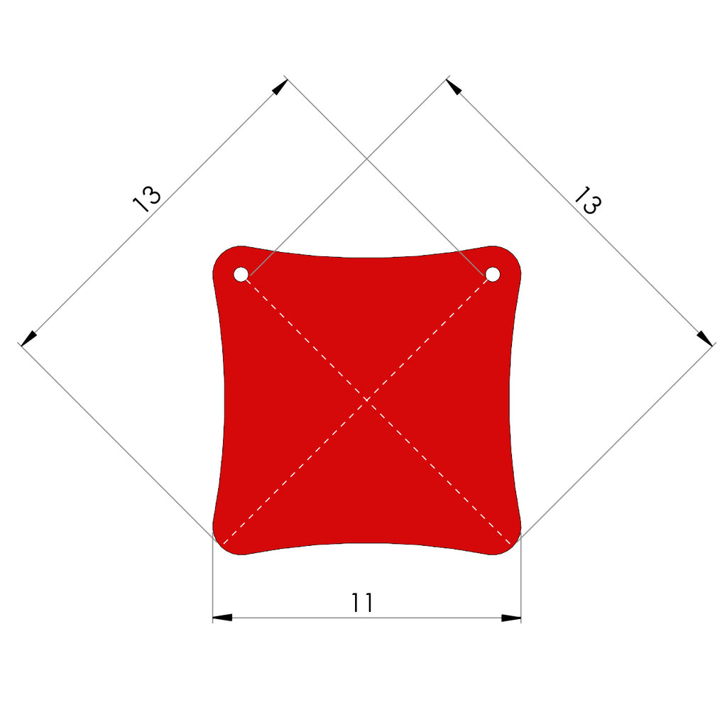 12" AR500 Target – 3/8" Thickness