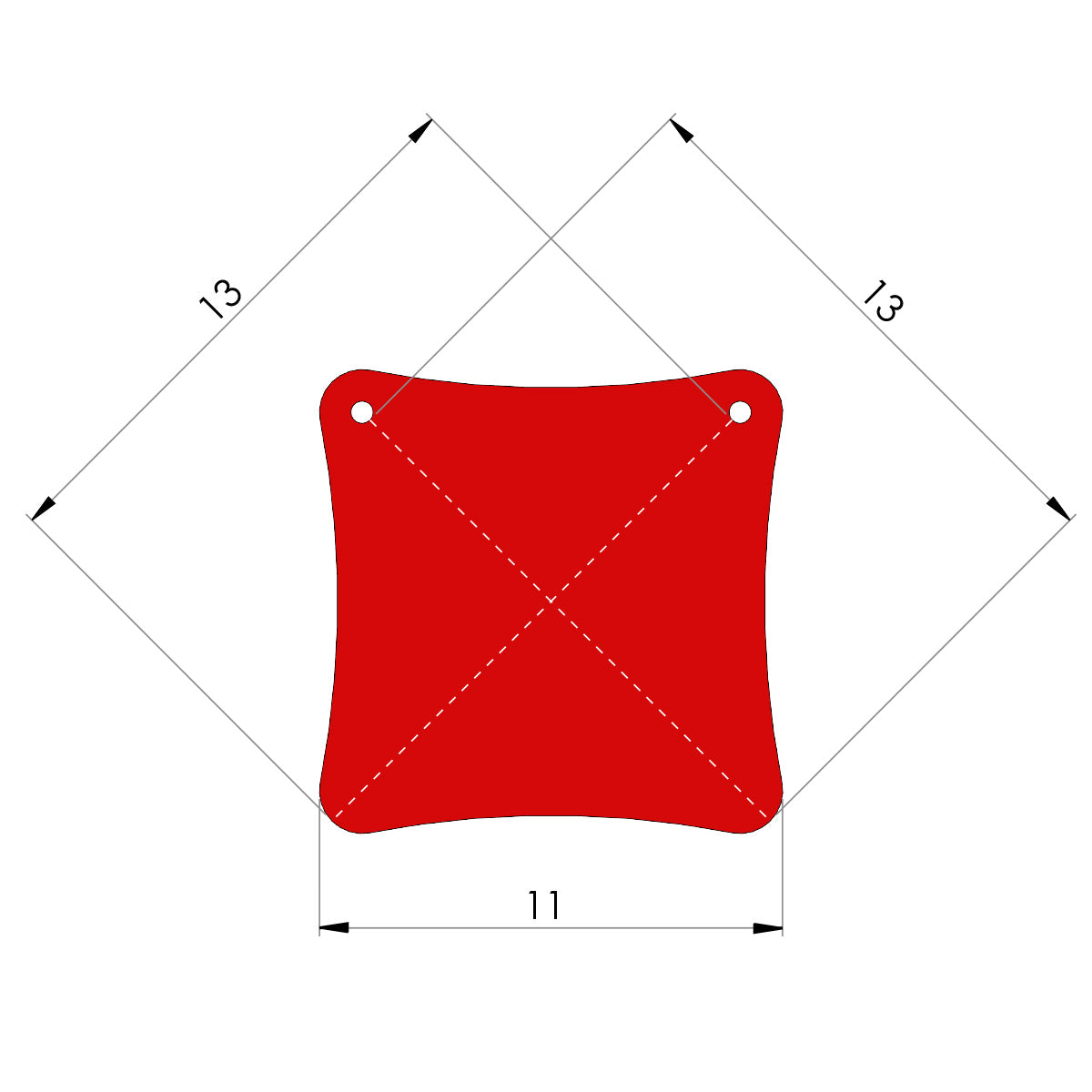 12" AR500 Target – 1/2" Thickness