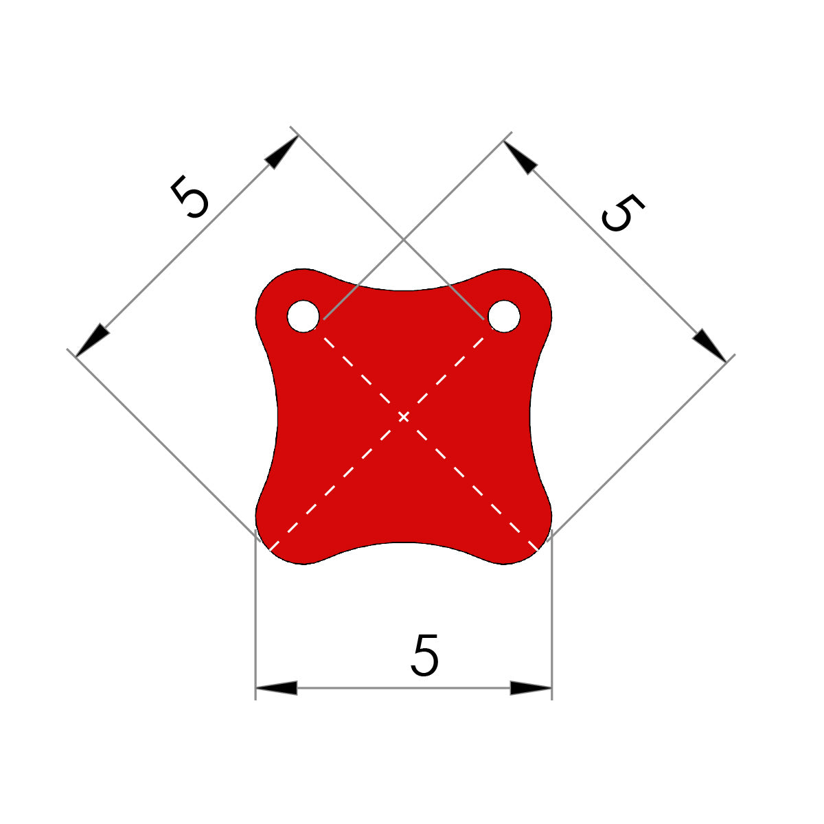 4" AR500 Target – 1/2" Thickness