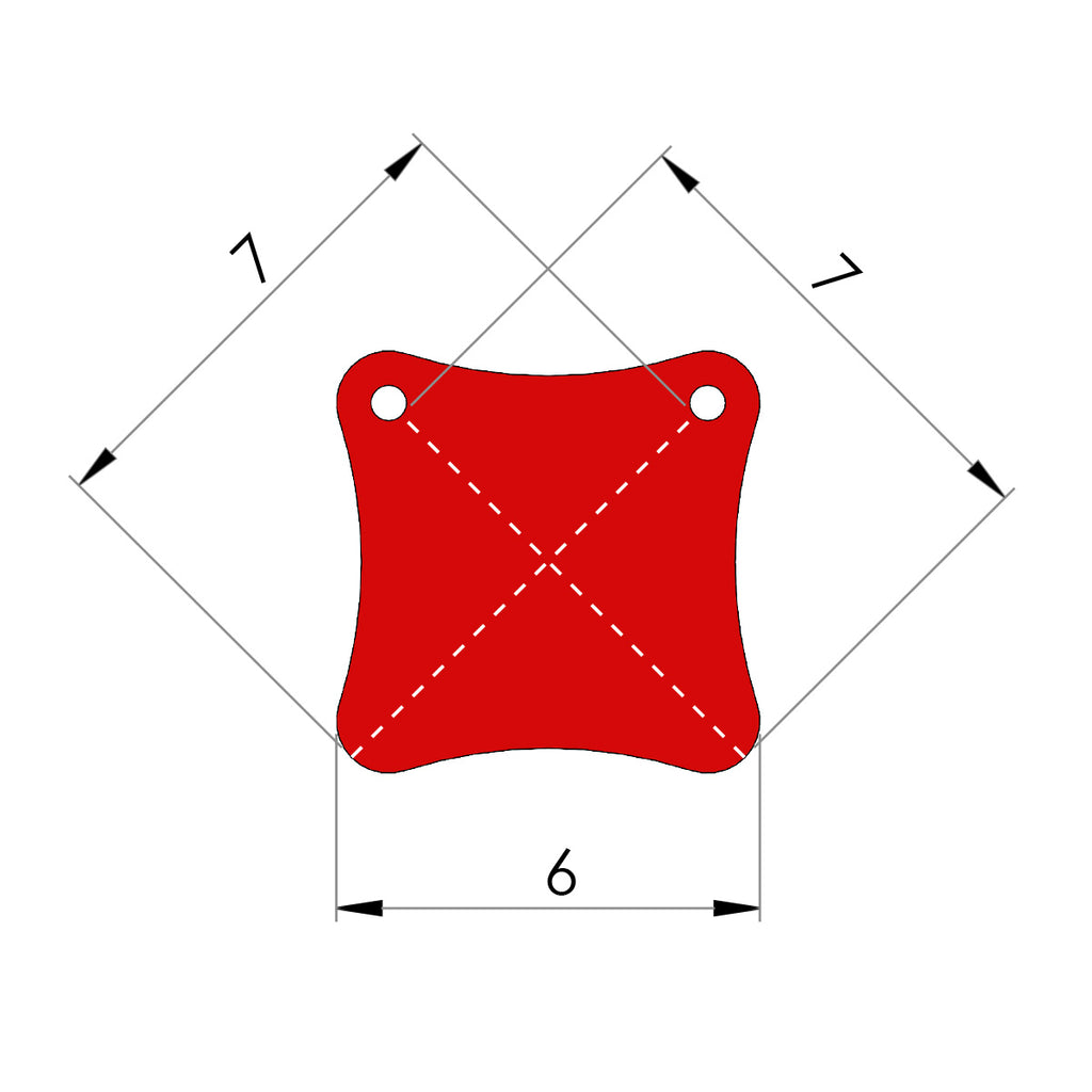 6" AR500 Target – 3/8" Thickness