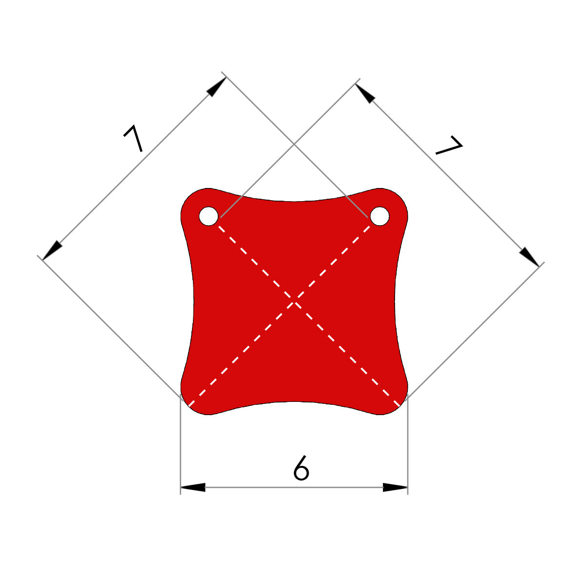 6" AR500 Target – 3/8" Thickness