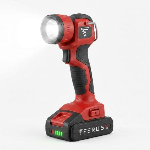 20 volt rechargeable led flashlight 3FACE NEO Made from durable plastic and metal DEWALT 20-volt Max Lithium Ion